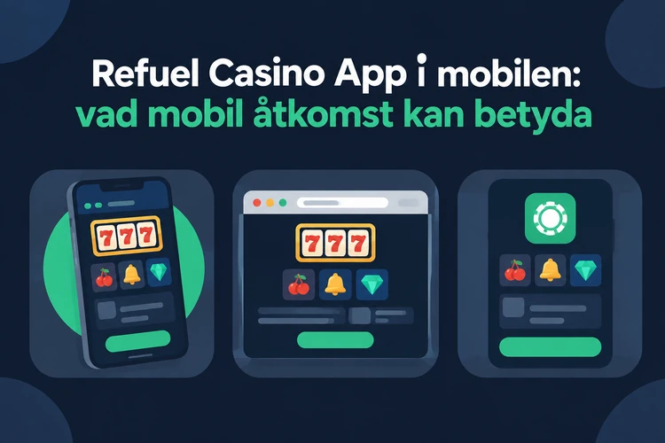 Refuel Casino App i mobilen: vad mobil åtkomst kan betyda