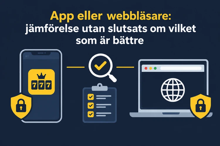 App eller webbläsare: jämförelse utan slutsats om vilket som är bättre