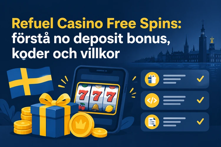 Refuel Casino Free Spins: förstå no deposit bonus, koder och villkor