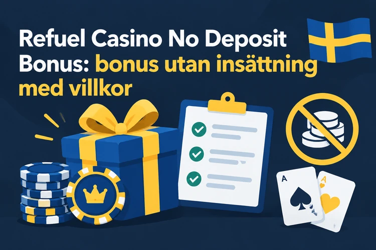 Refuel Casino No Deposit Bonus: bonus utan insättning med villkor