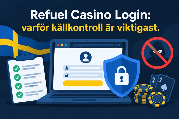 Refuel Casino Login: varför källkontroll är viktigast