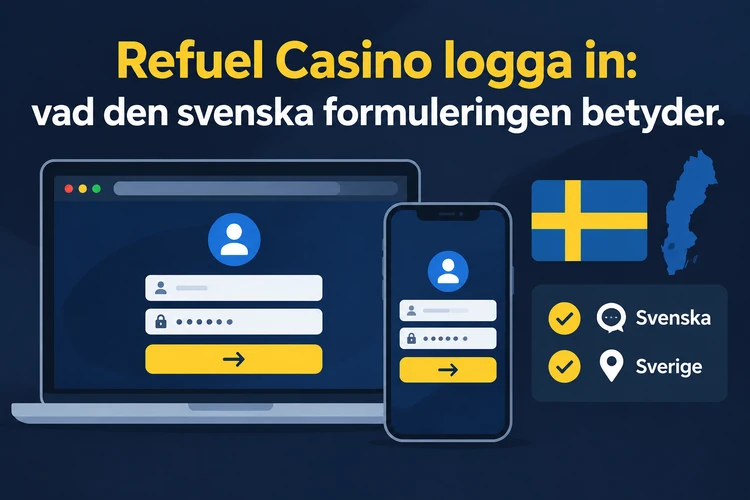 Refuel Casino logga in: vad den svenska formuleringen betyder