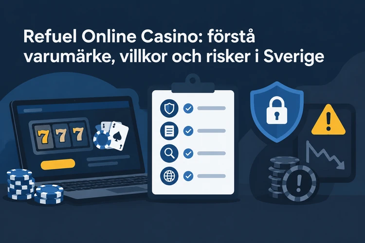 Refuel Online Casino: förstå varumärke, villkor och risker i Sverige