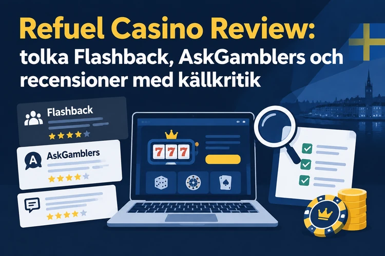 Refuel Casino Review: tolka Flashback, AskGamblers och recensioner med källkritik