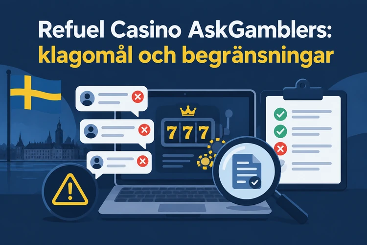Refuel Casino recension: lokalt perspektiv och begränsningar
