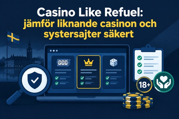 Casino Like Refuel: jämför liknande casinon och systersajter säkert