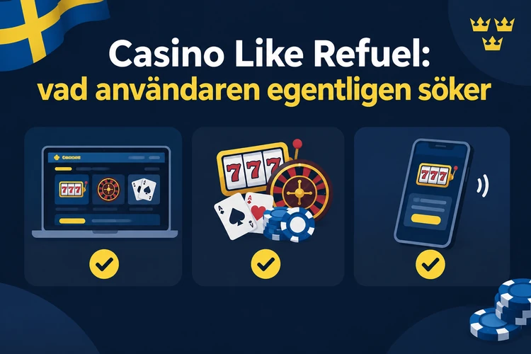 Casino Like Refuel: vad användaren egentligen söker