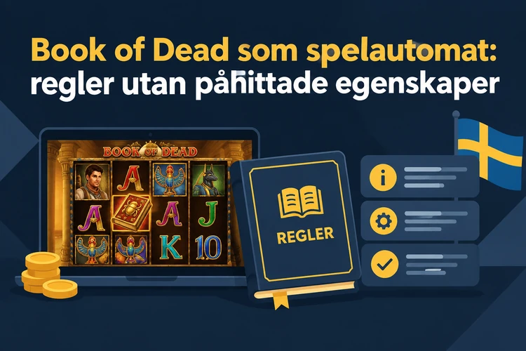 Book of Dead som spelautomat: regler utan påhittade egenskaper