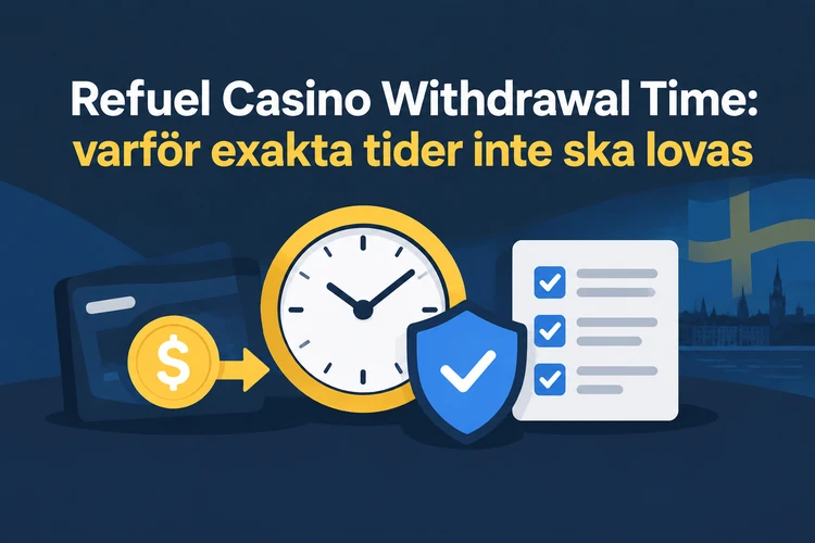 Refuel Casino Withdrawal Time: varför exakta tider inte ska lovas